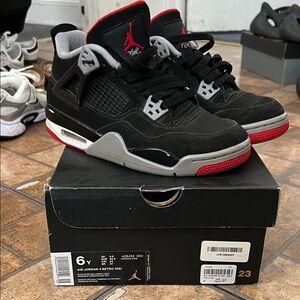 Jordan Kids Sneakers in Black and Red